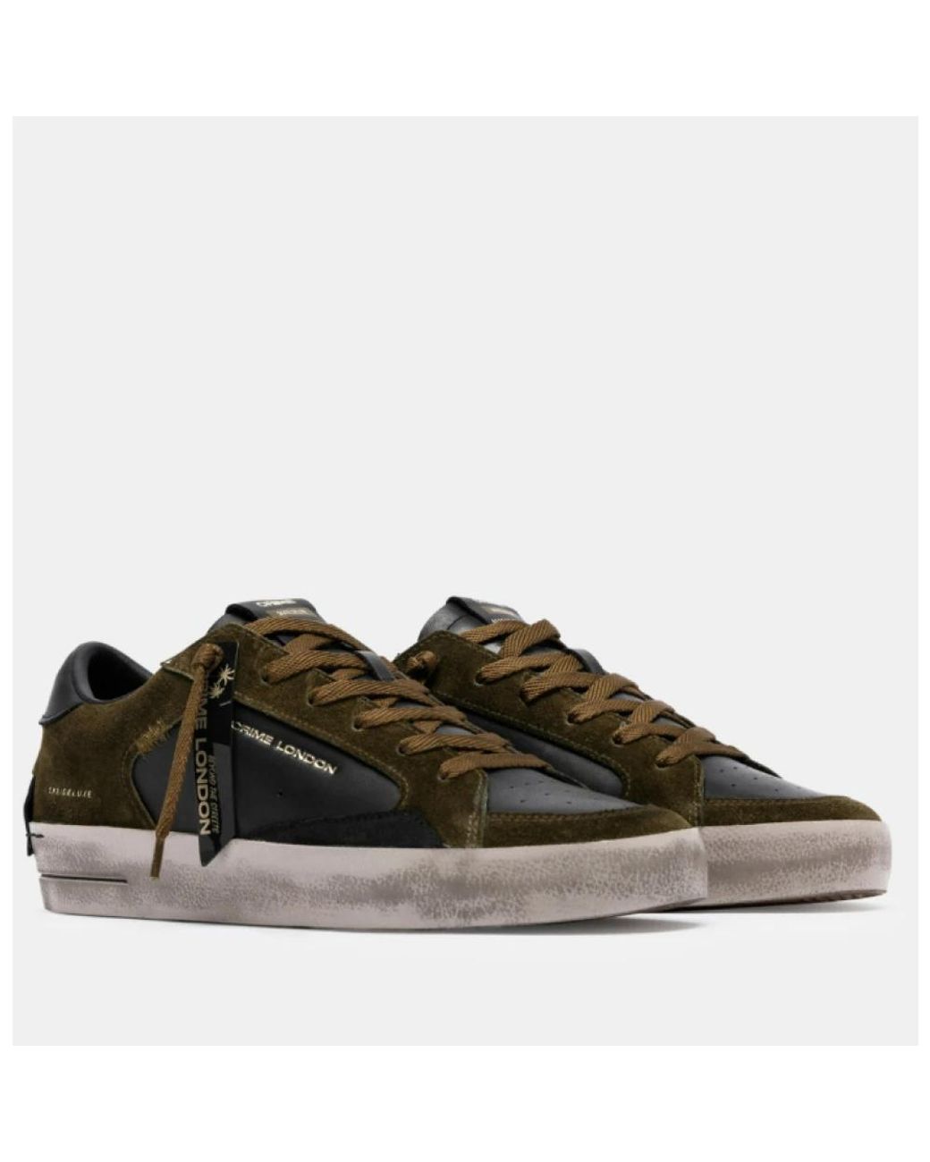 Crime London Brown Sneakers for men