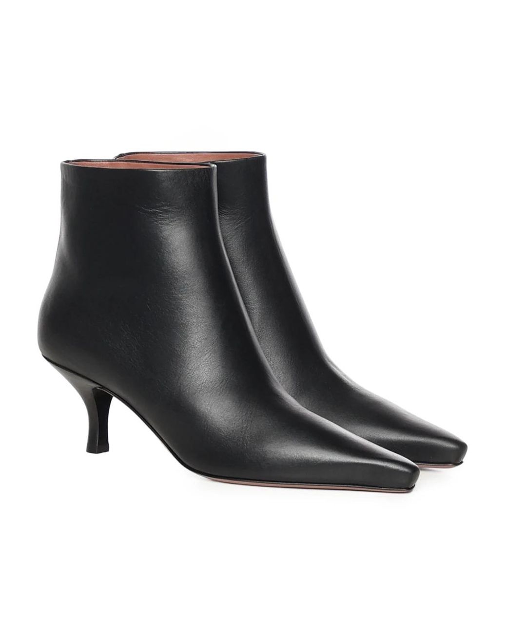 Paris Texas Black Heeled Boots
