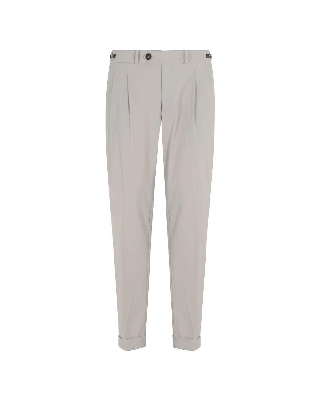 Rrd Gray Slim-Fit Trousers for men
