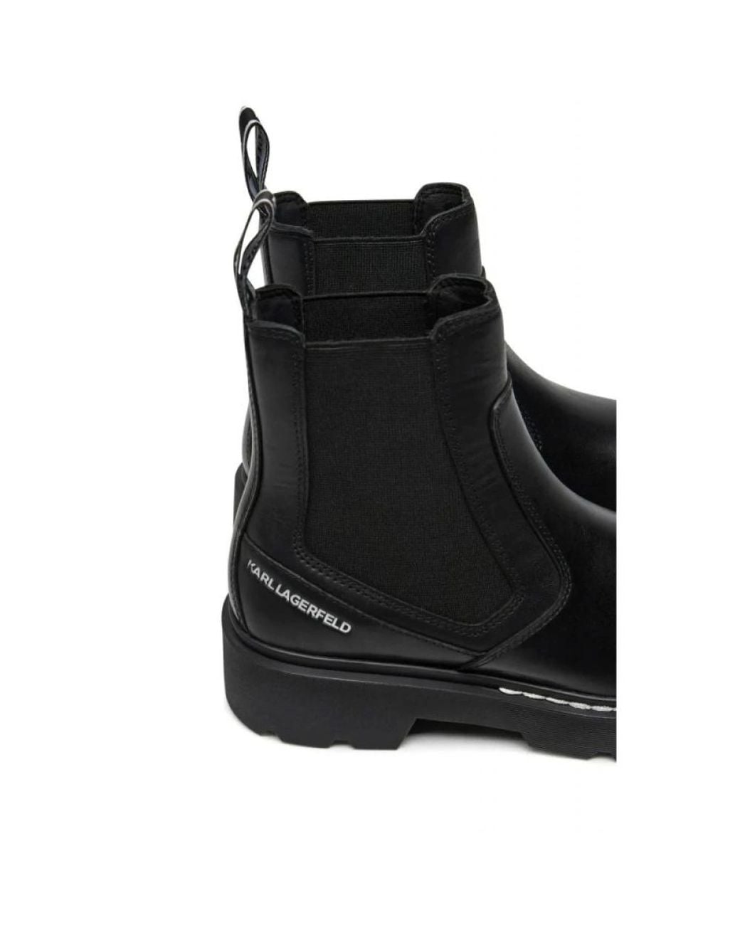 Karl Lagerfeld Black Chelsea Boots