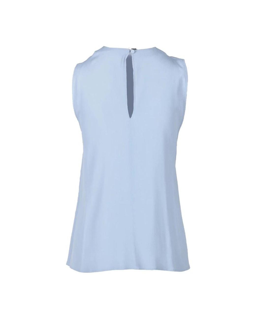 Erika Cavallini Semi Couture Blue Sleeveless Tops