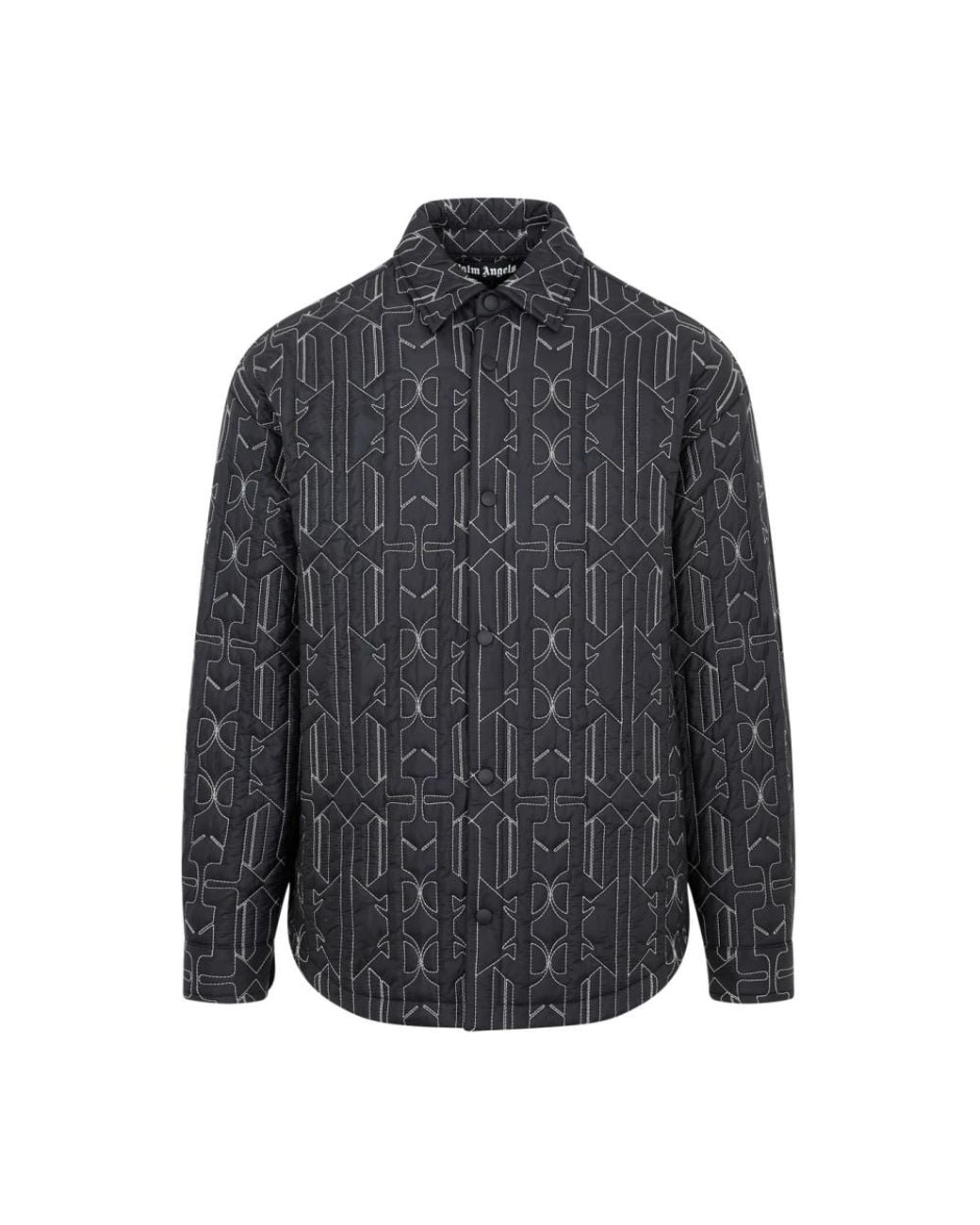 Palm Angels Gray Casual Shirts for men