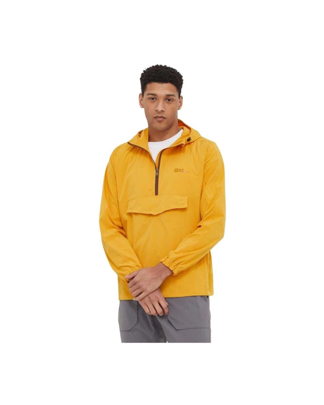 Wind Jackets di Jack Wolfskin in Metallic da Uomo