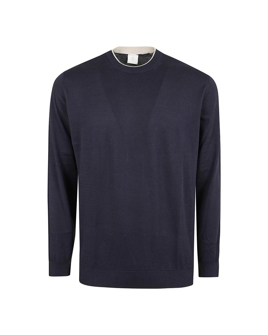 Eleventy Blue Round-Neck Knitwear for men