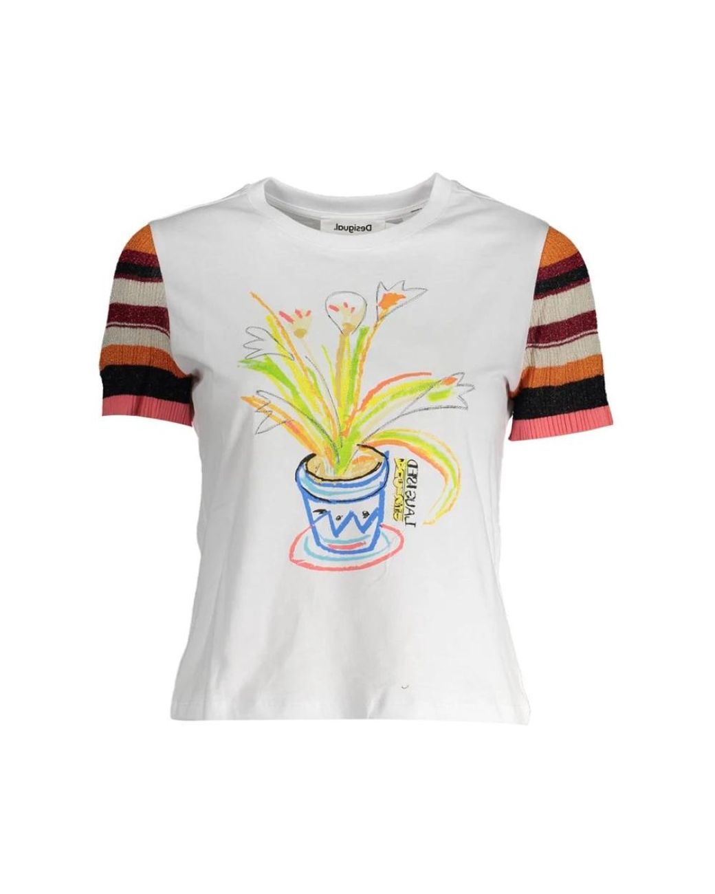 Desigual White T-Shirts