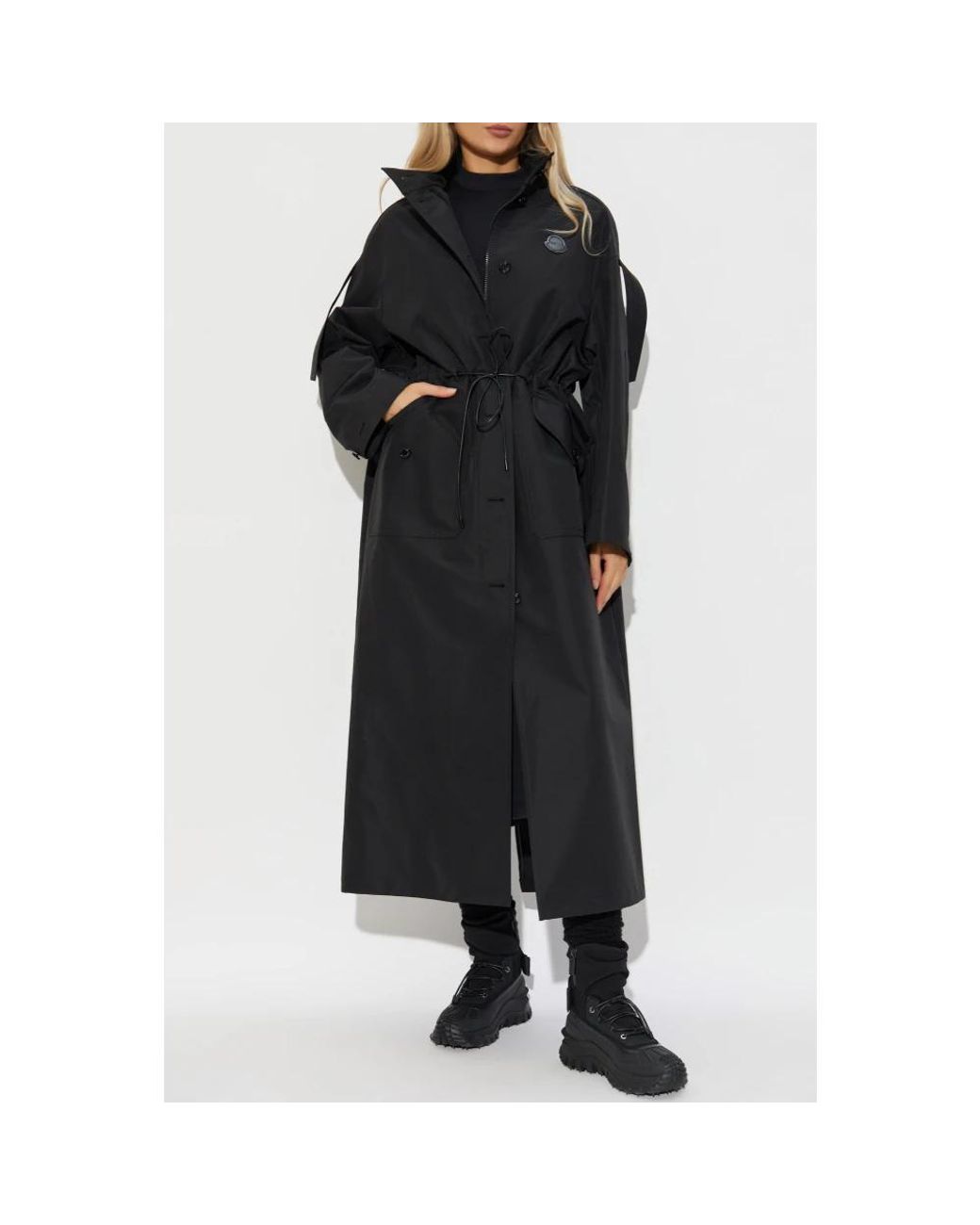 Moncler Black Single-Breasted Coats