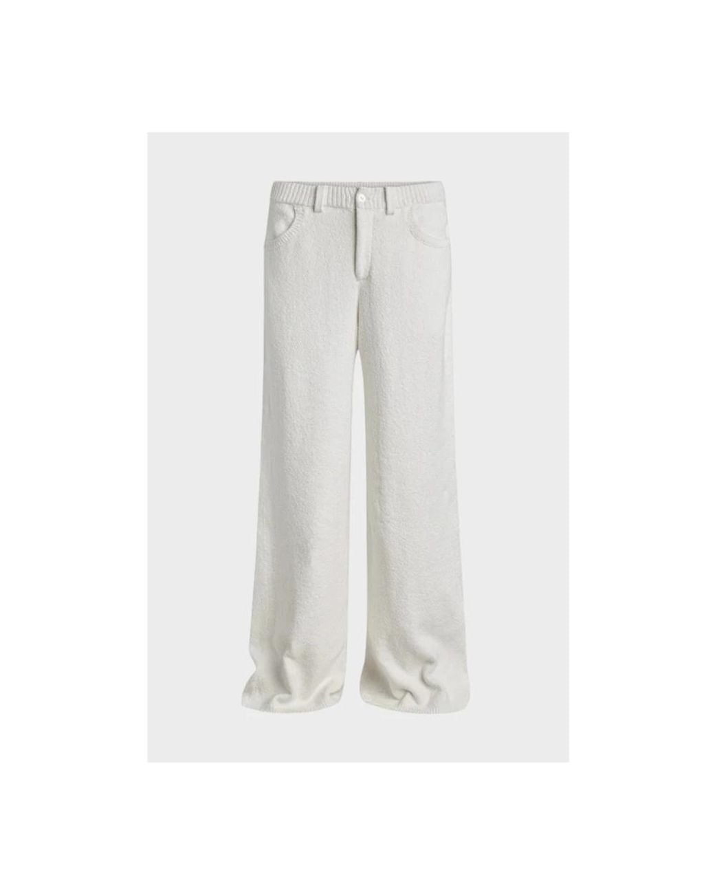 AYA MUSE White Wide Trousers