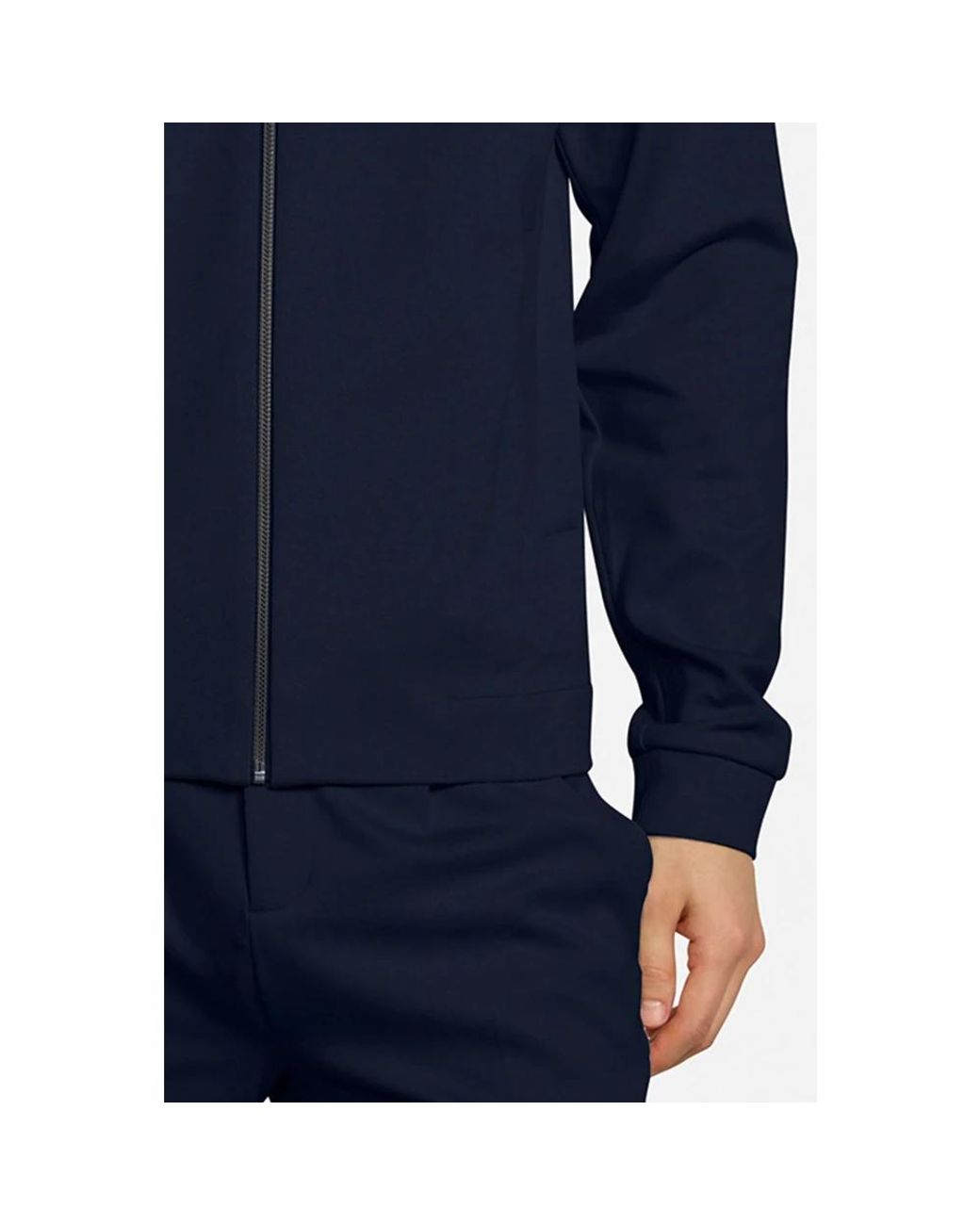KIEFERMANN Blue Zip-Throughs for men