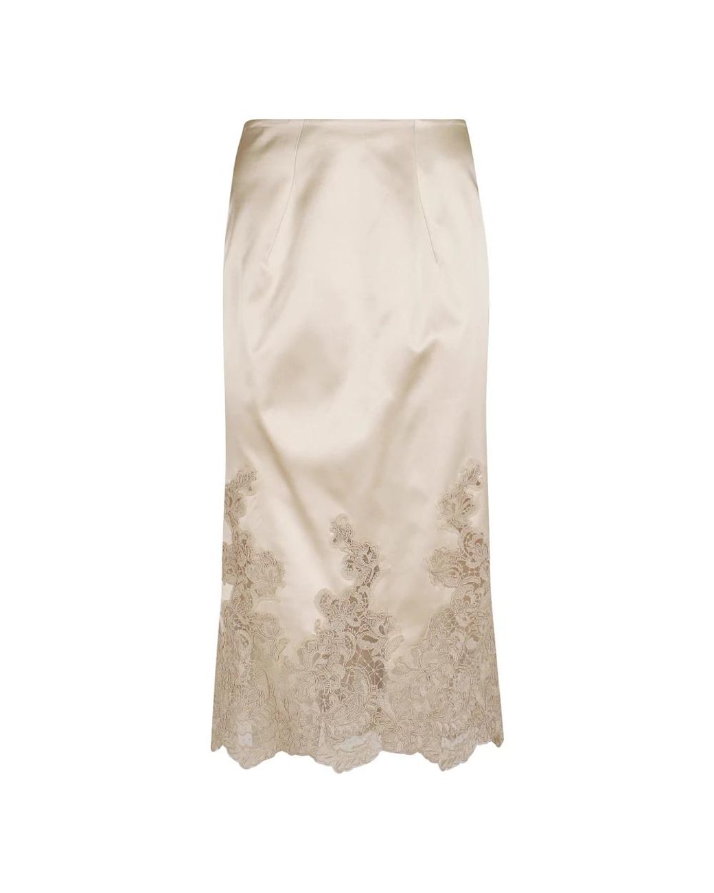 Ermanno Scervino Natural Midi Skirts