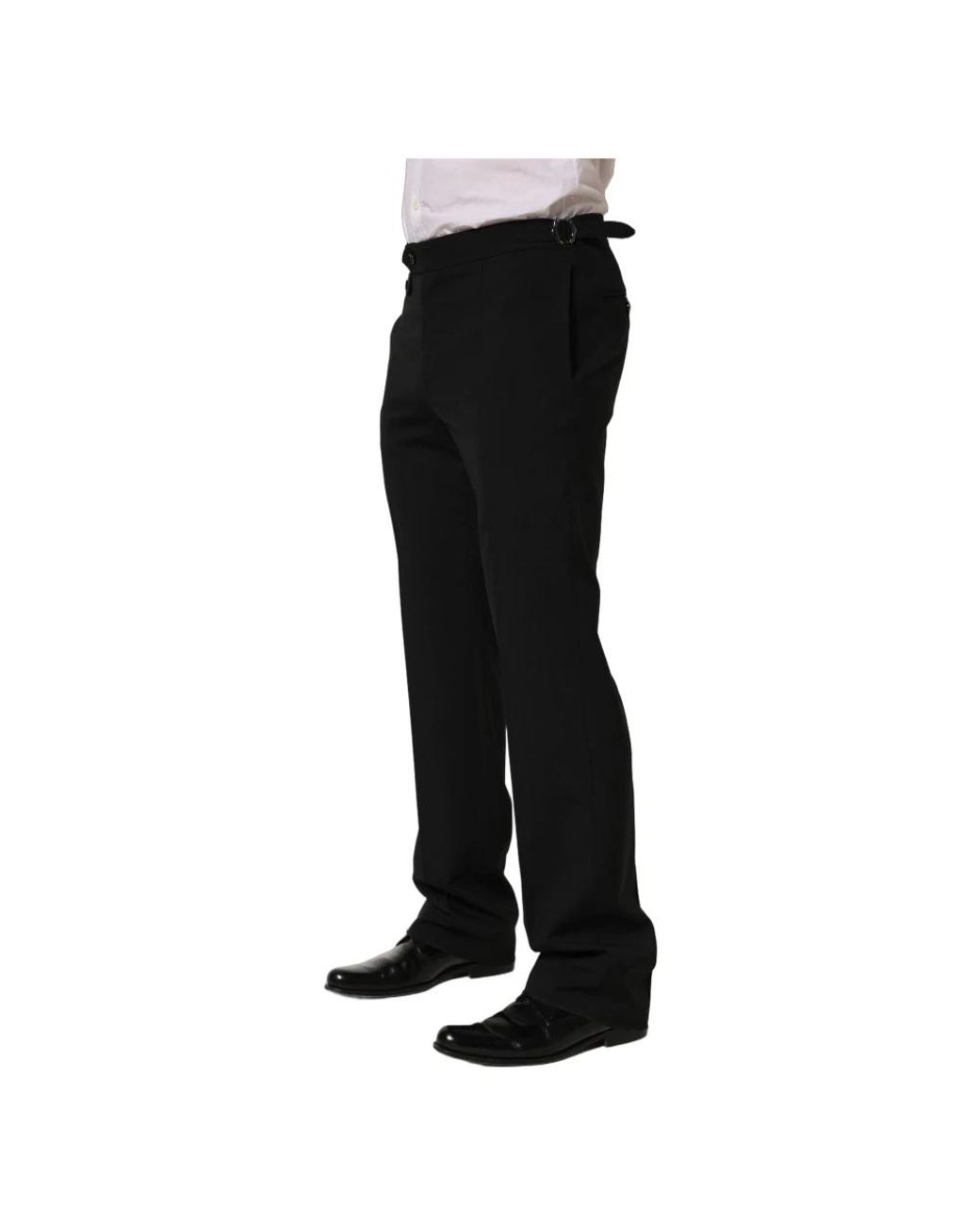 Dolce & Gabbana Black Suit Trousers for men