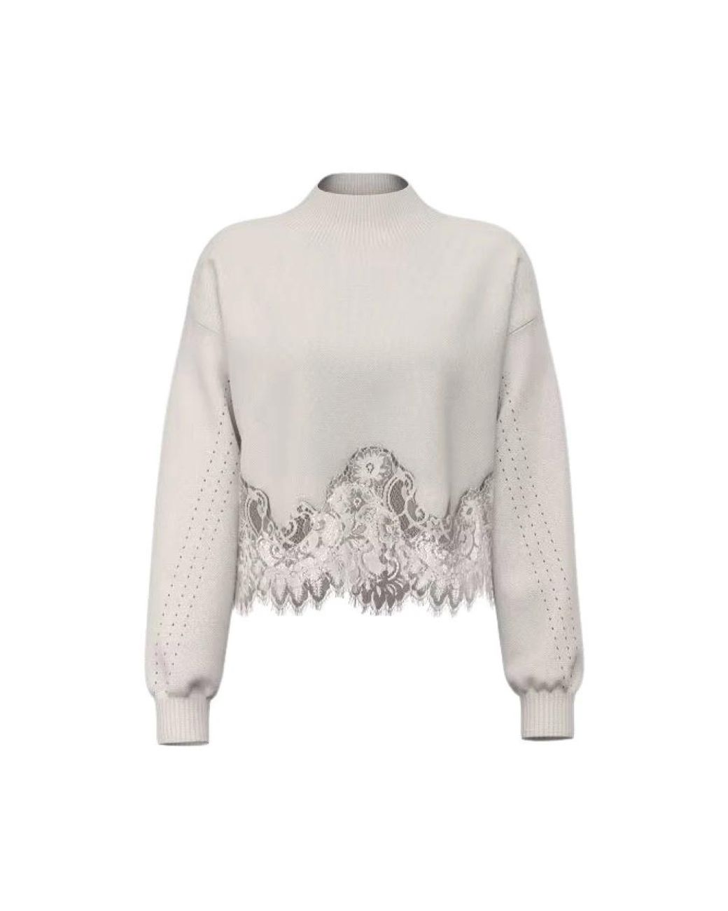 Guess Gray Round-Neck Knitwear