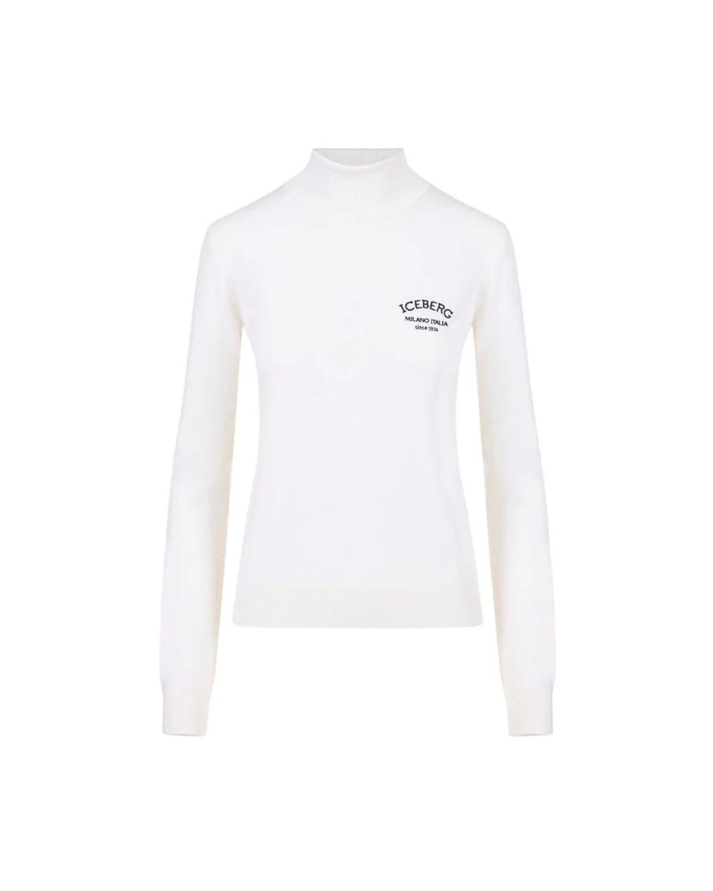 Iceberg White Turtlenecks