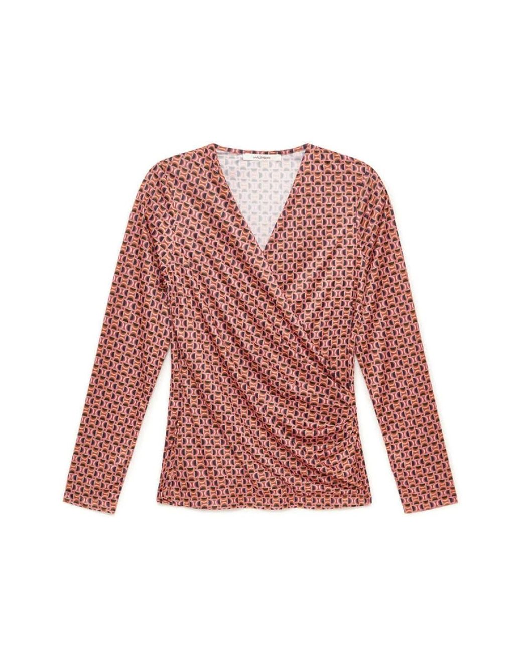 Maliparmi Red Long Sleeve T-Shirts