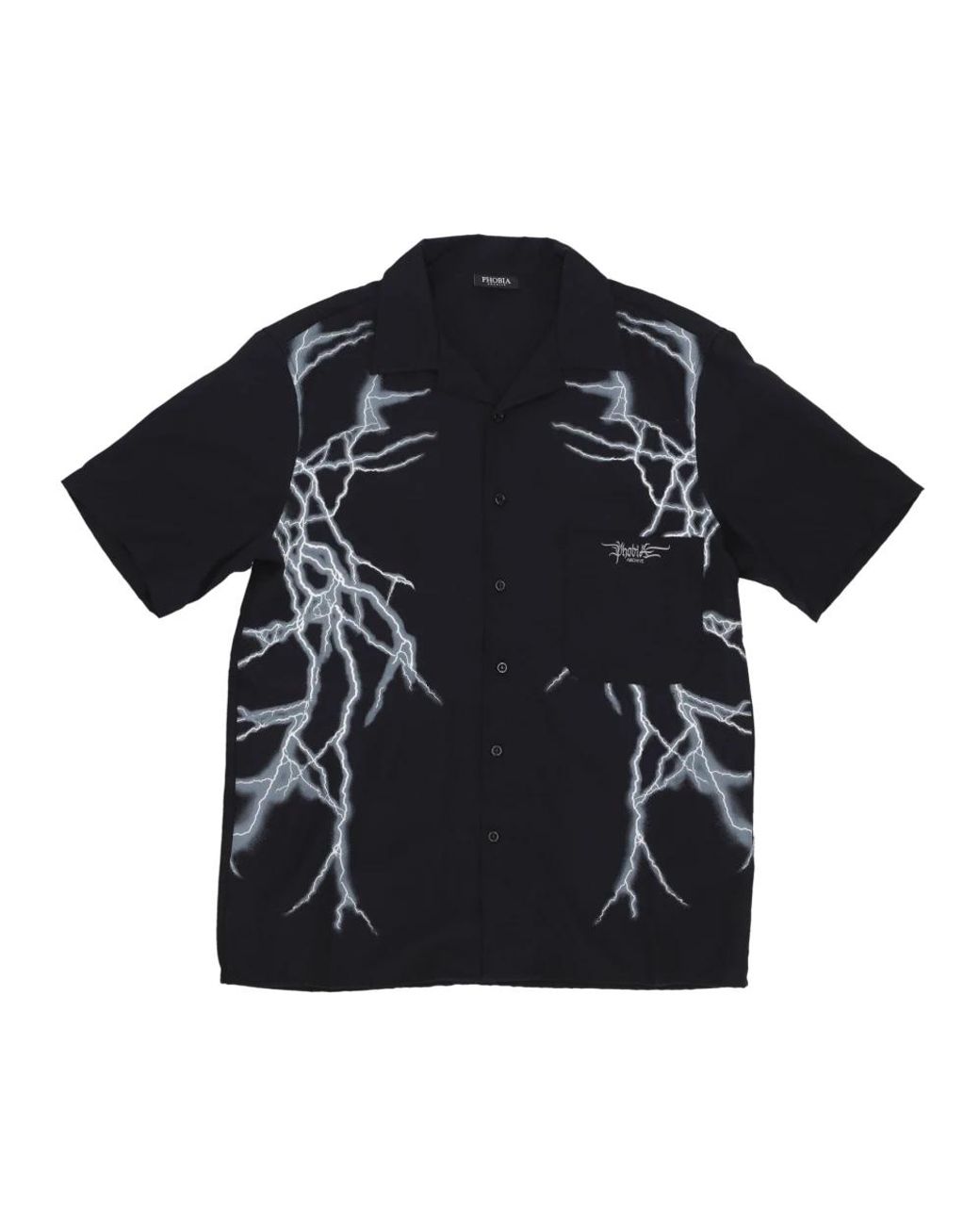 PHOBIA ARCHIVE Black Short Sleeve Shirts for men