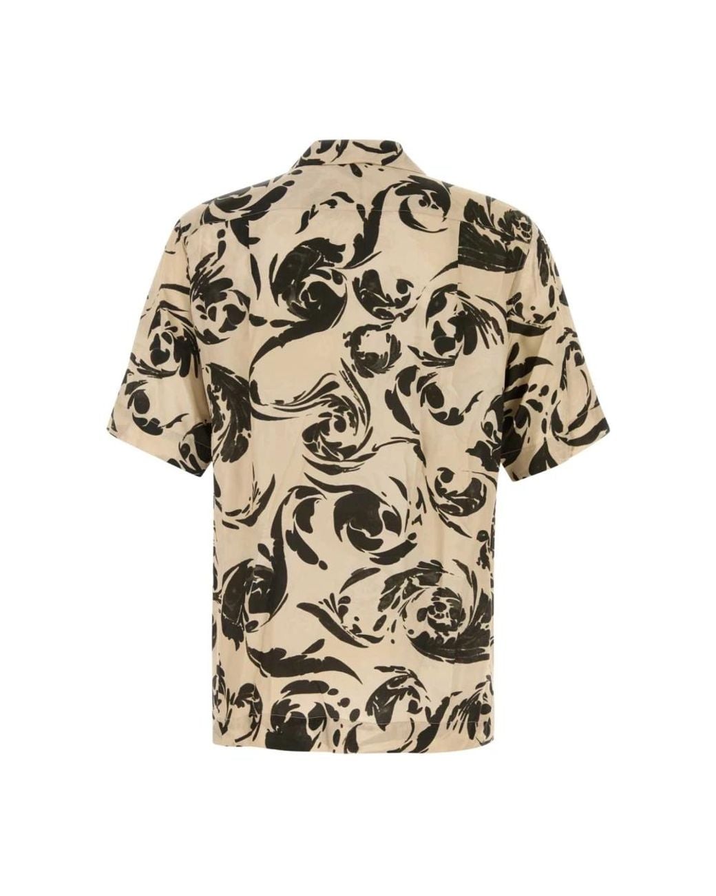 Dries Van Noten Natural Short Sleeve Shirts for men