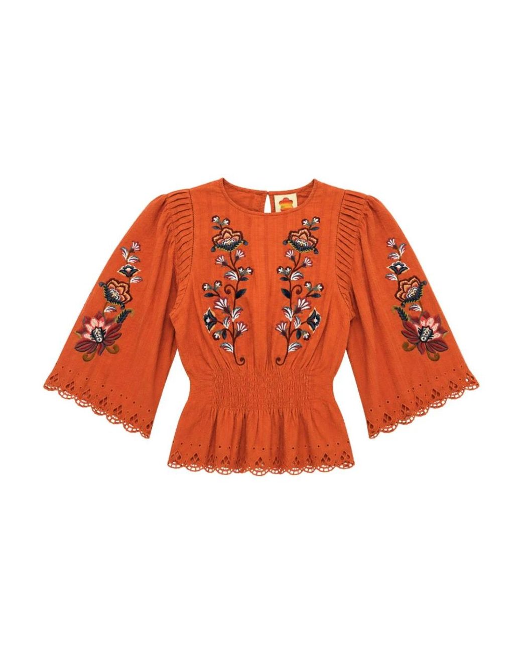 Blouses Farm Rio de color Orange
