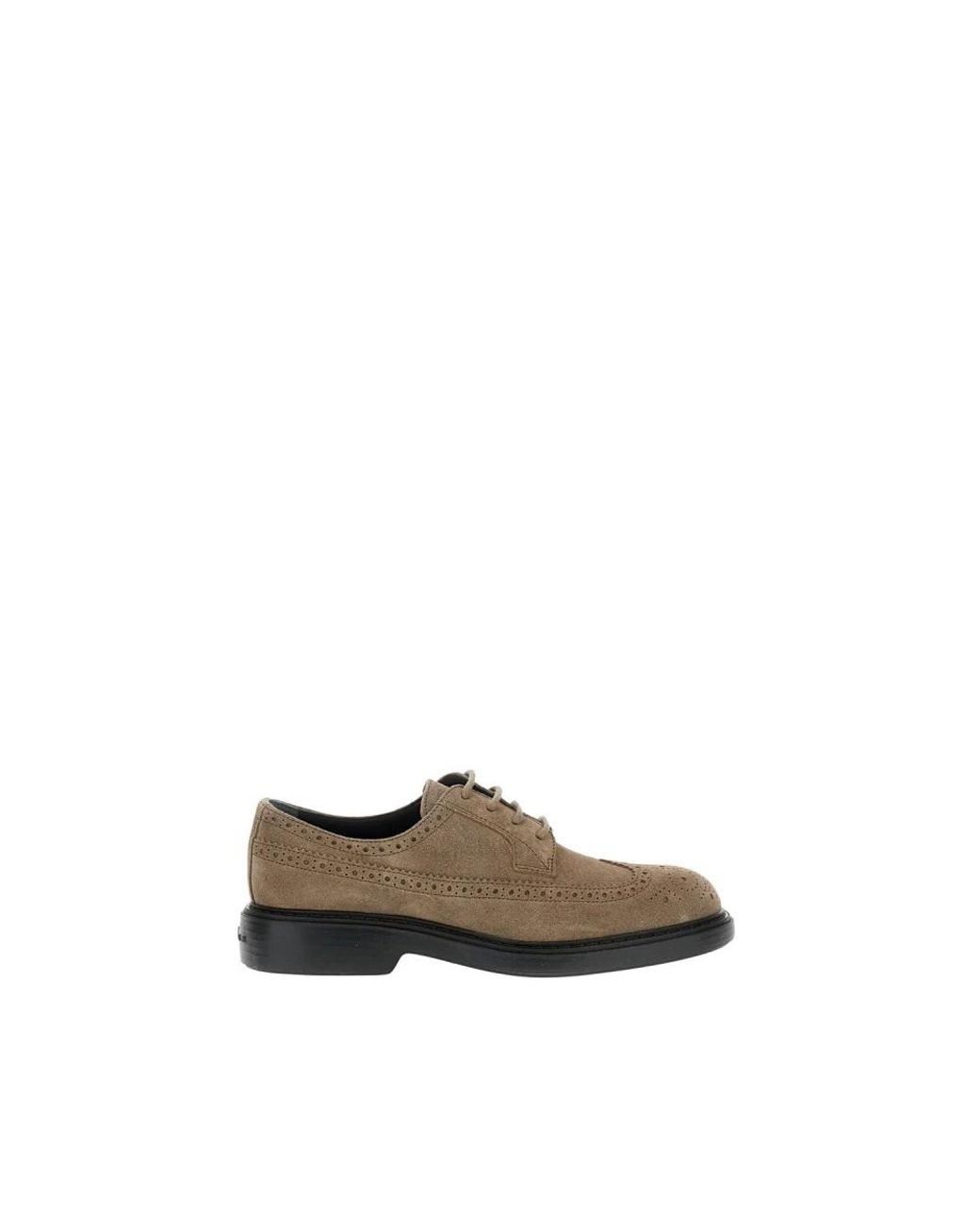 Hogan Gray Laced Shoes for men