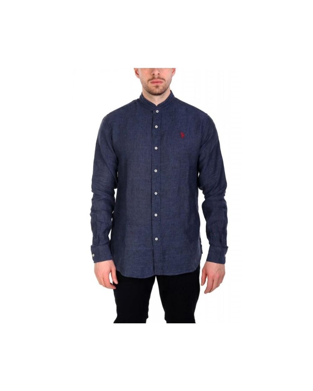 U.S. POLO ASSN. Blue Casual Shirts for men