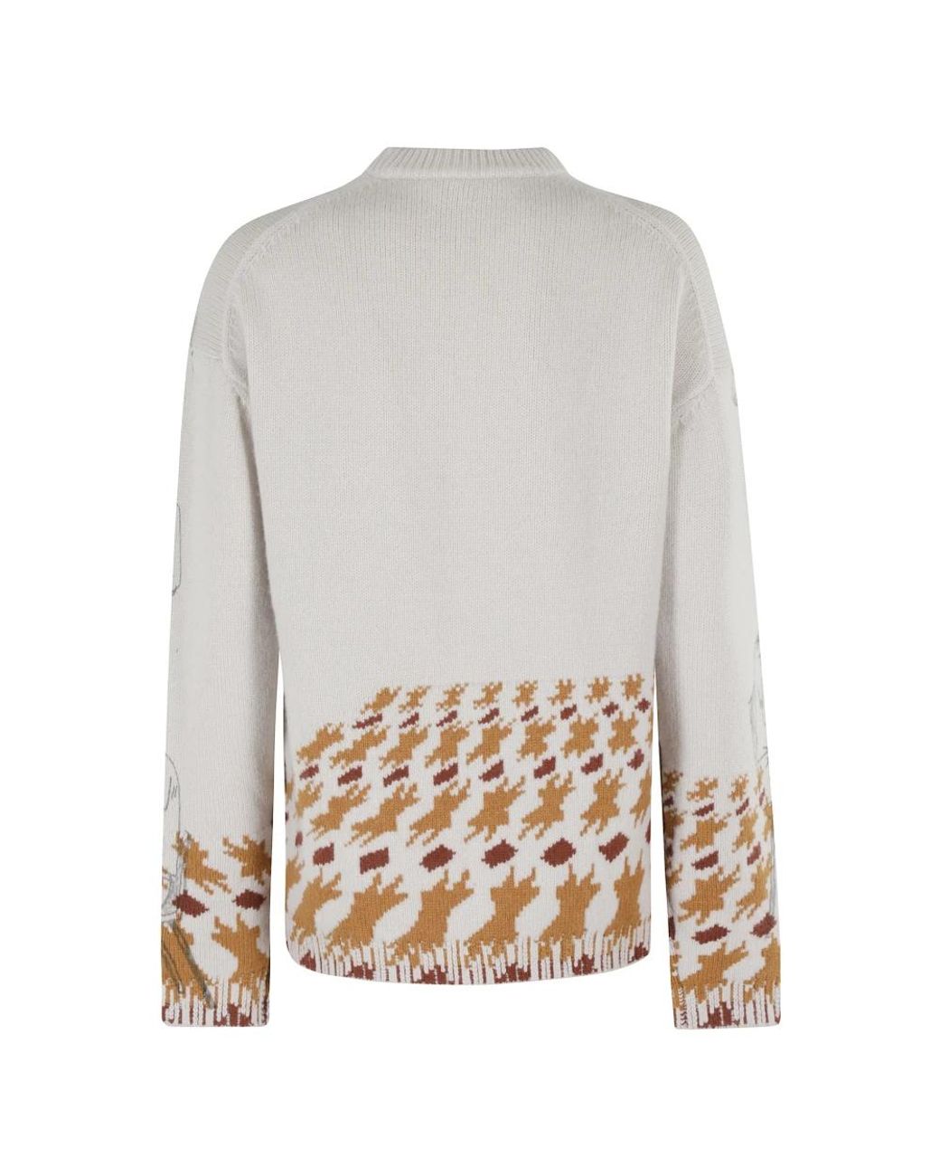 J.W. Anderson Gray Round-Neck Knitwear