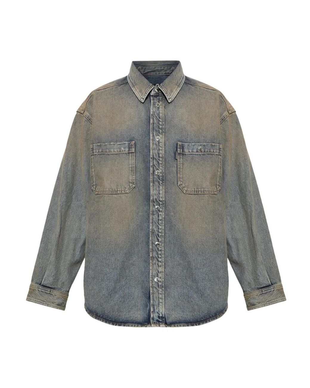 Haikure Gray Denim Shirts for men