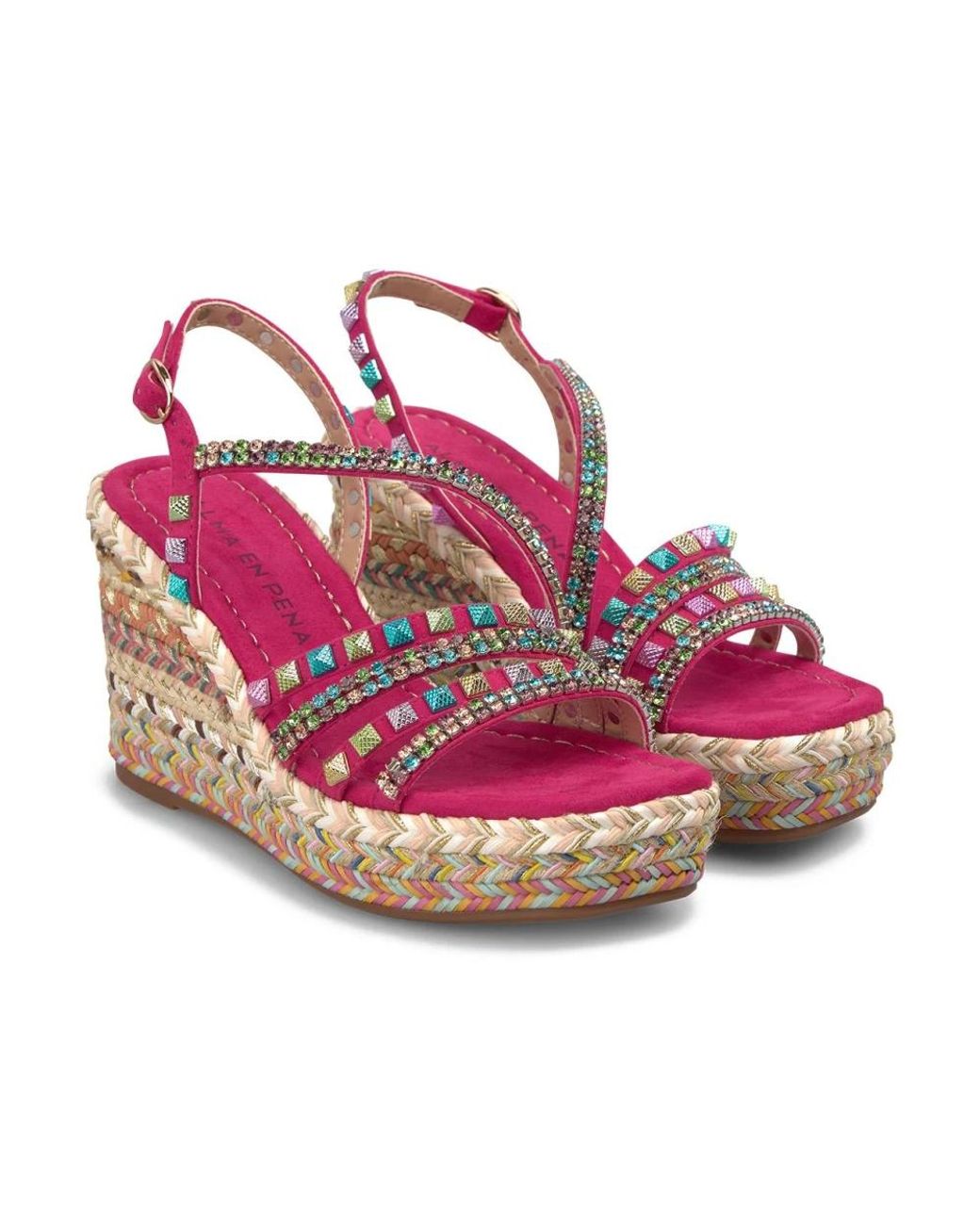 Alma En Pena. Pink Wedges