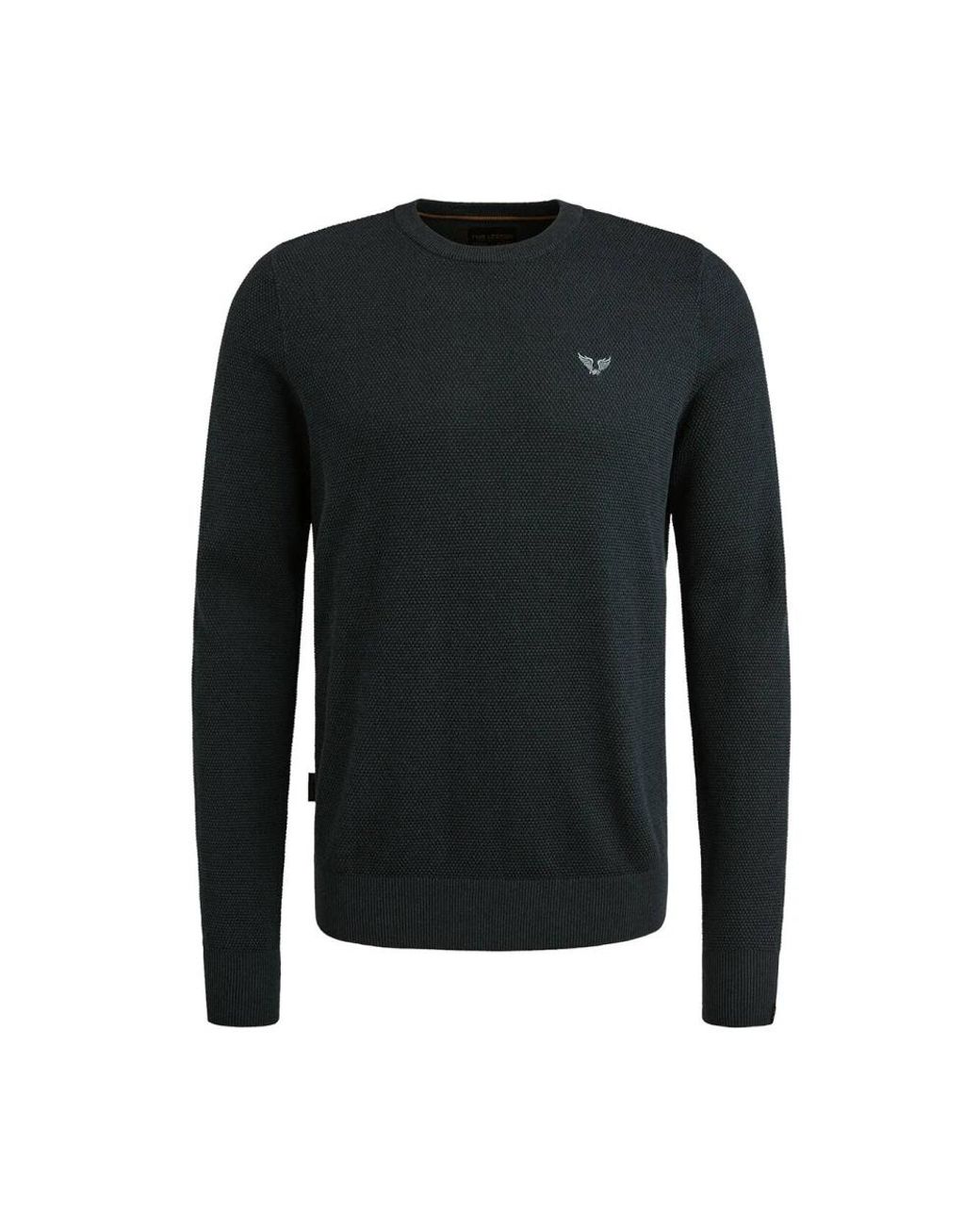 PME LEGEND Casual Katoen Modal Pullover in het Black voor heren