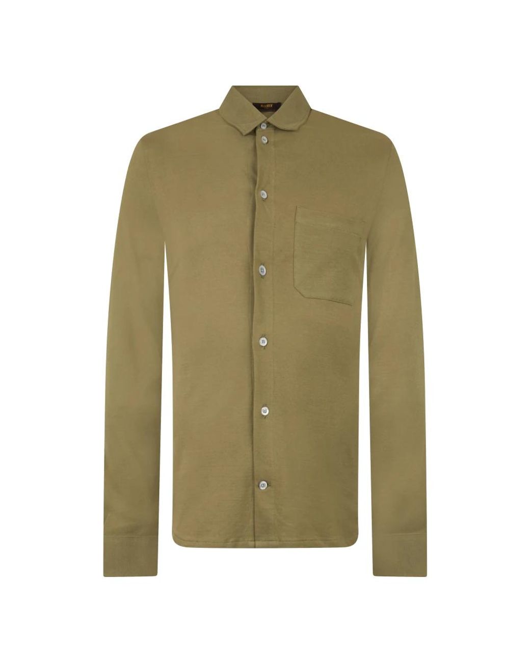Moorer Green Casual Shirts for men