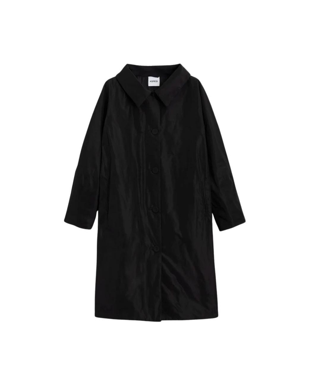 Aspesi Black Single-Breasted Coats