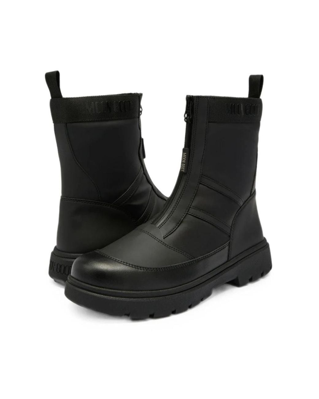 Moon Boot Combat Zip Boot in Black für Herren