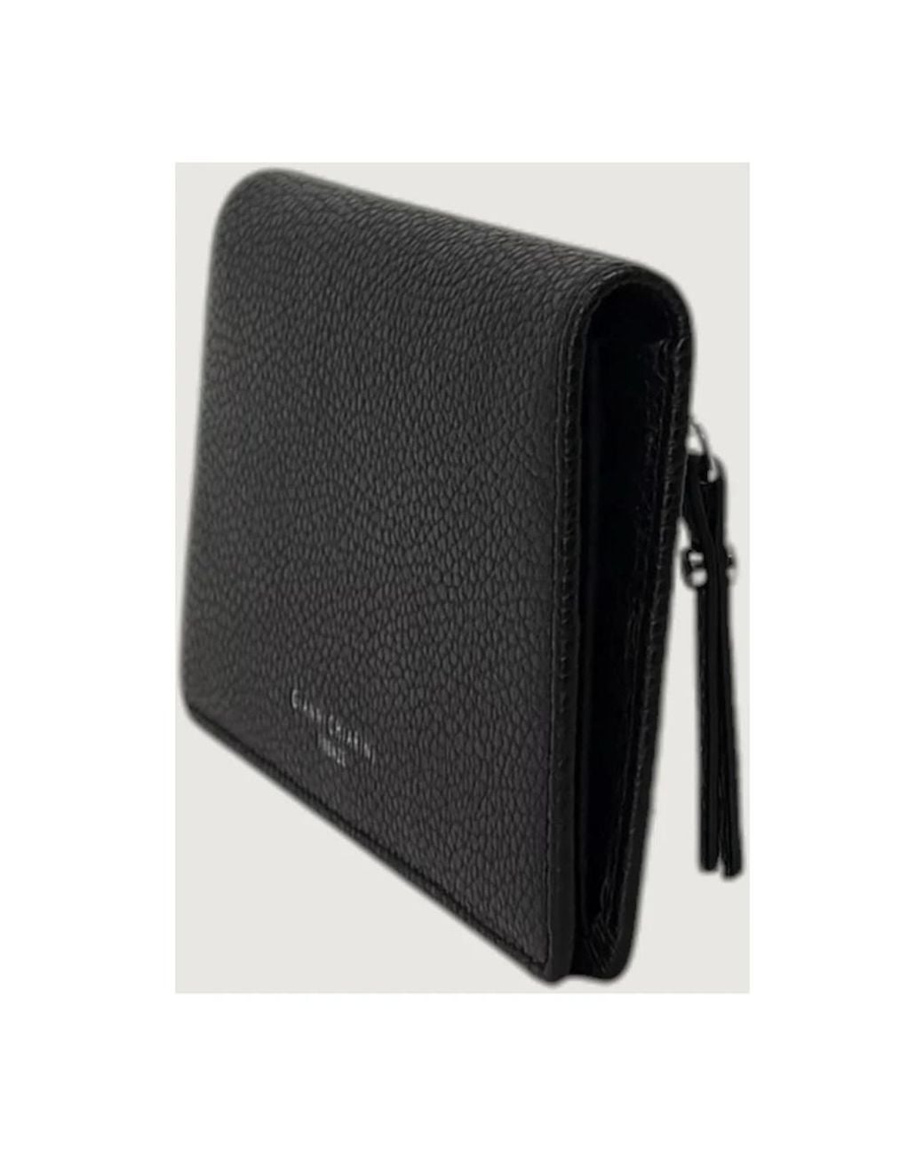 Gianni Chiarini Black Wallets Grain
