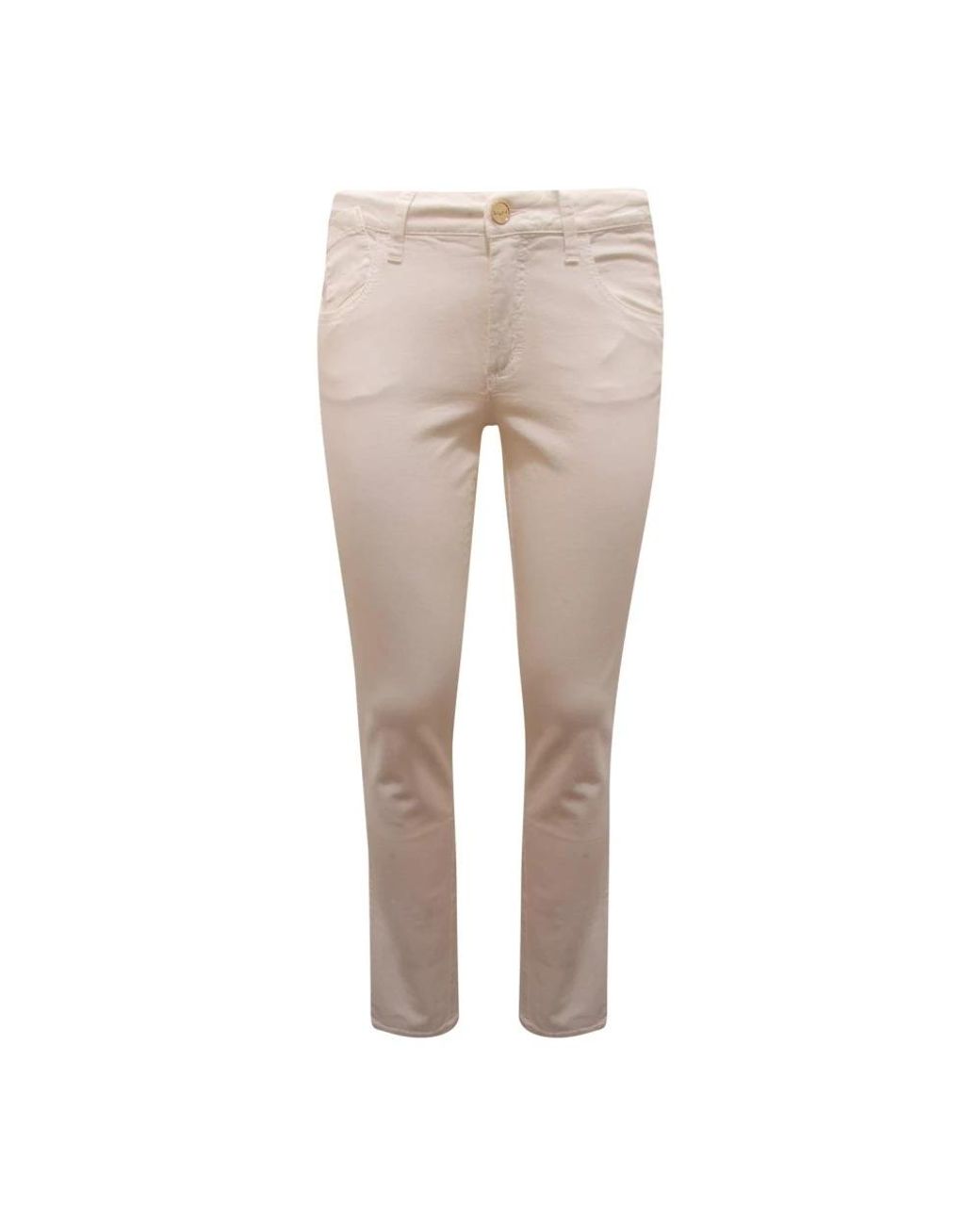 Blugirl Blumarine Natural Slim-Fit Trousers