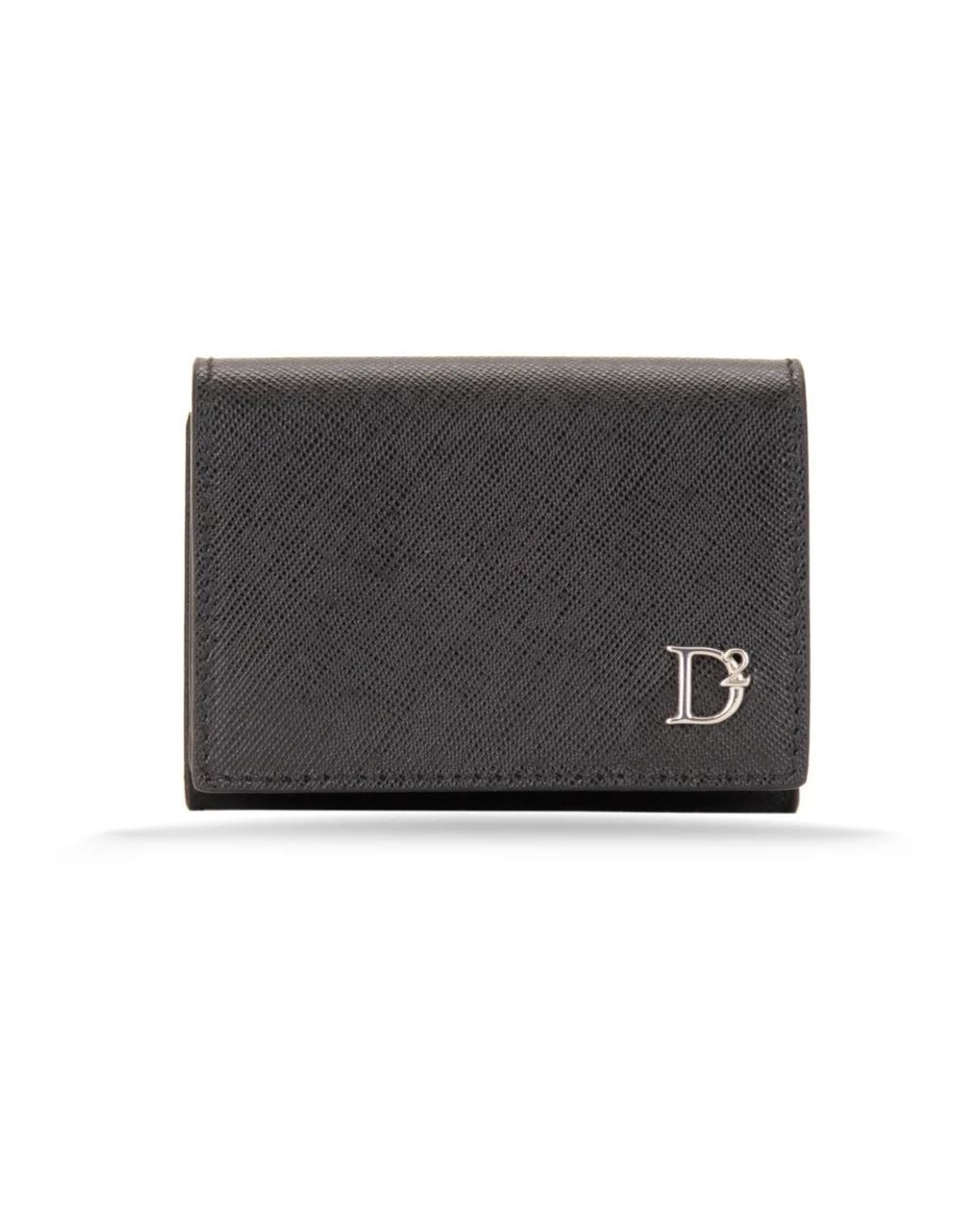 DSquared² Leder Geldbörse in Black für Herren