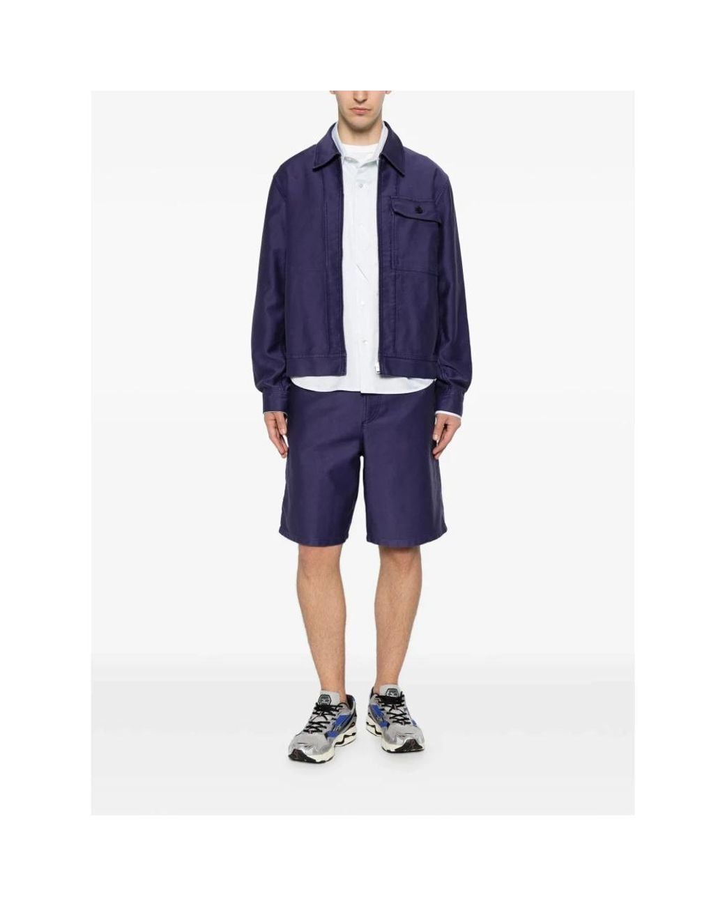 Long Shorts A.P.C. de hombre de color Blue