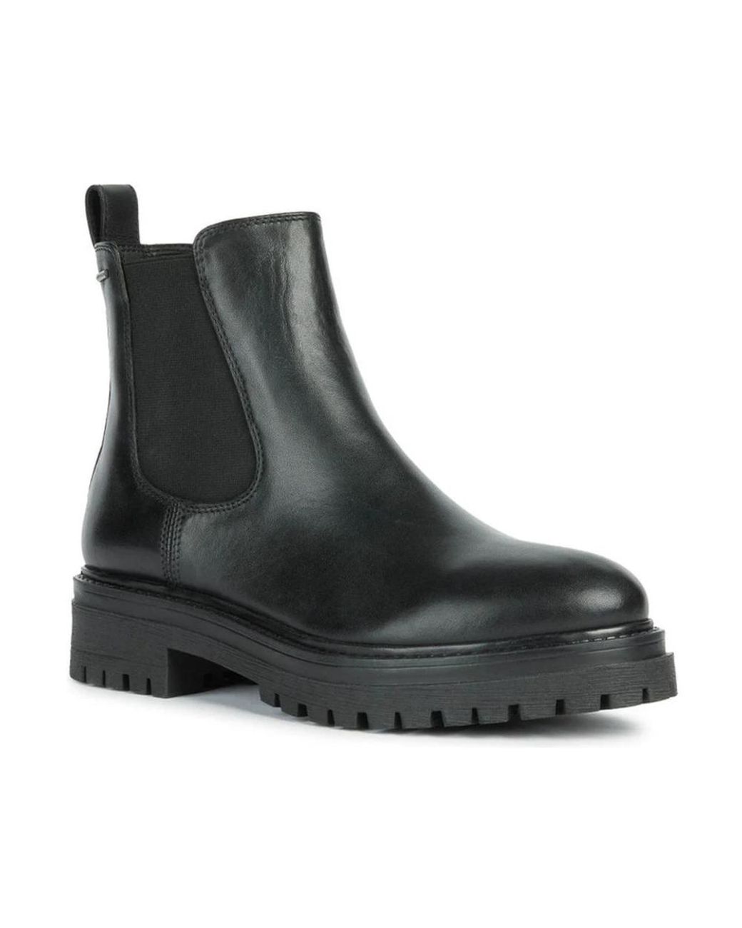 Geox Black Chelsea Boots