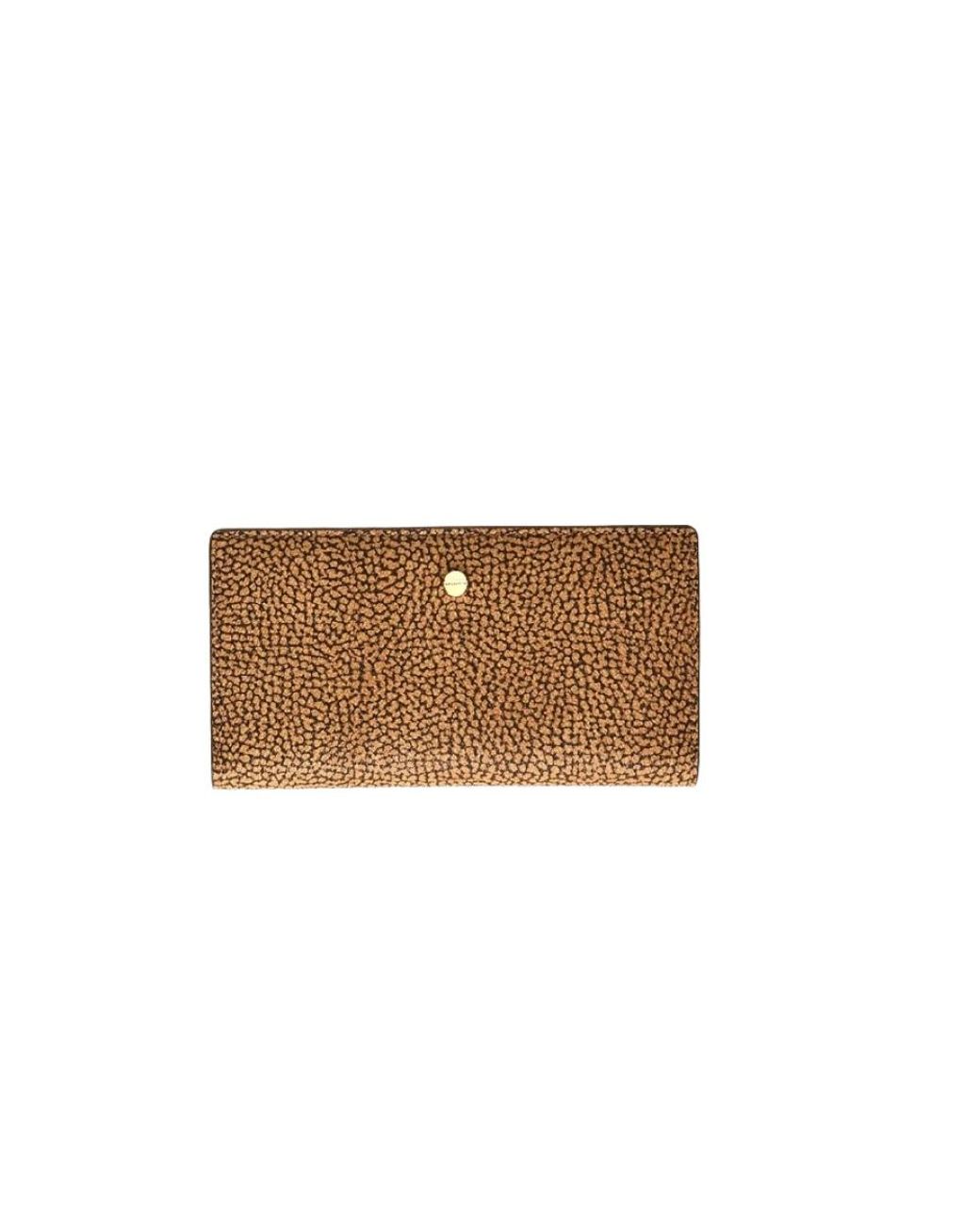 Borbonese Brown Compact Graffiti Wallet