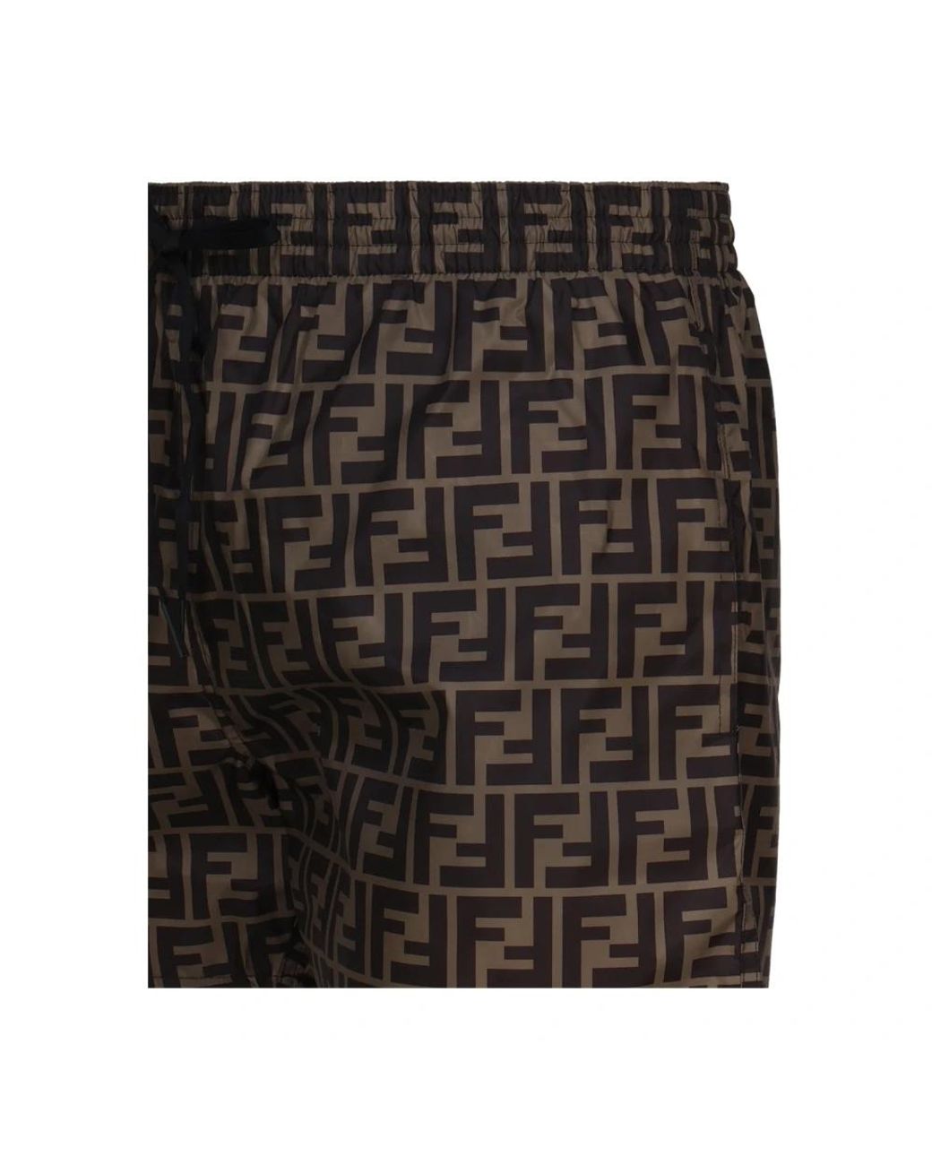 Fendi Black Beachwear for men