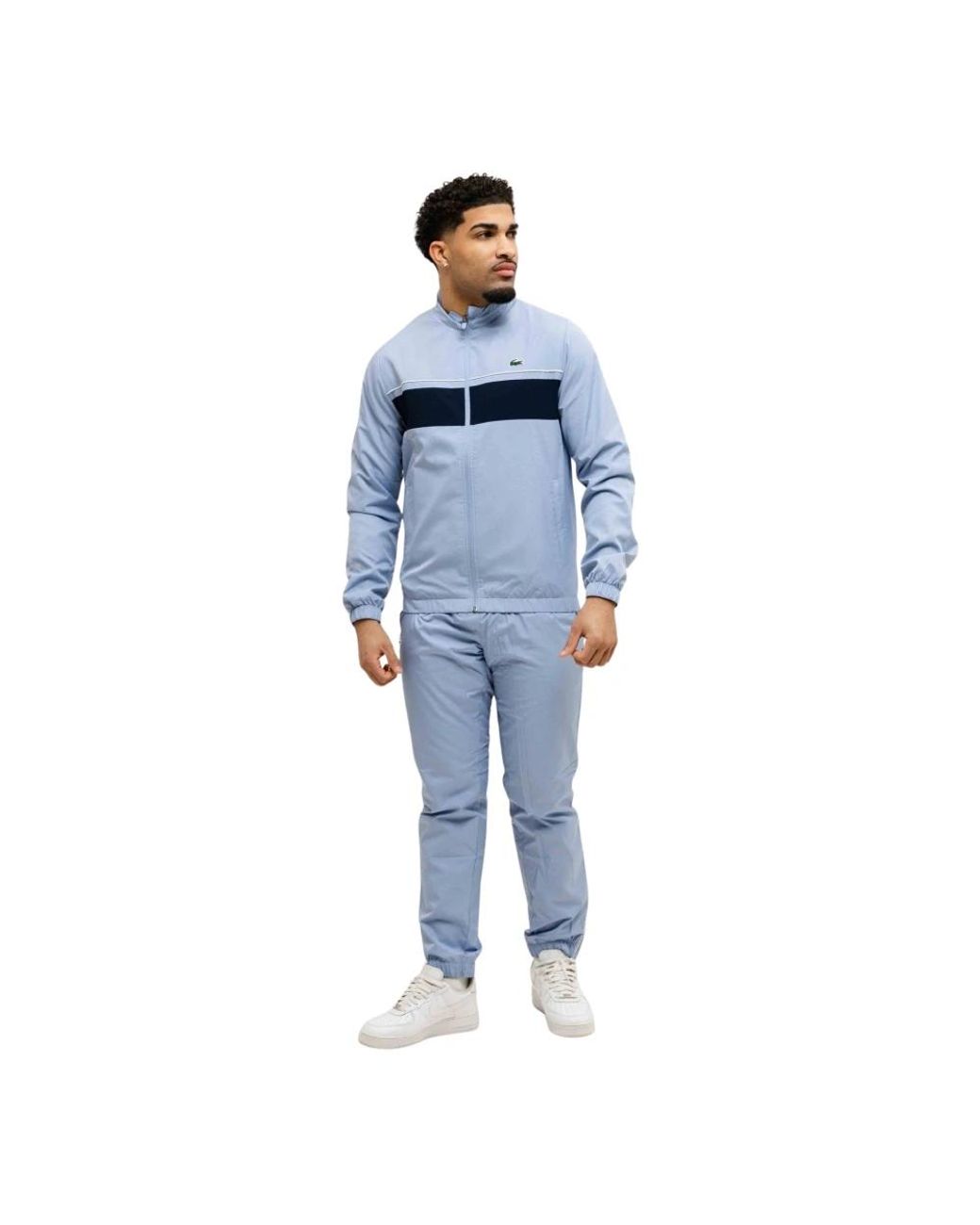 Lacoste Diamond Trainingspak in het Blue voor heren