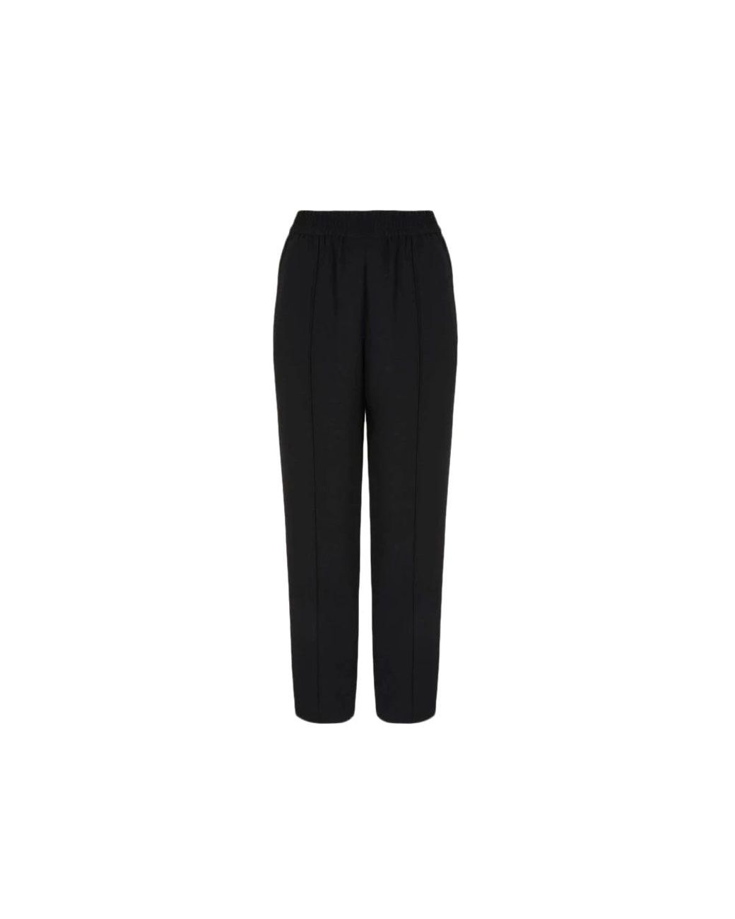 ARMANI EXCHANGE Black Slim-Fit Trousers