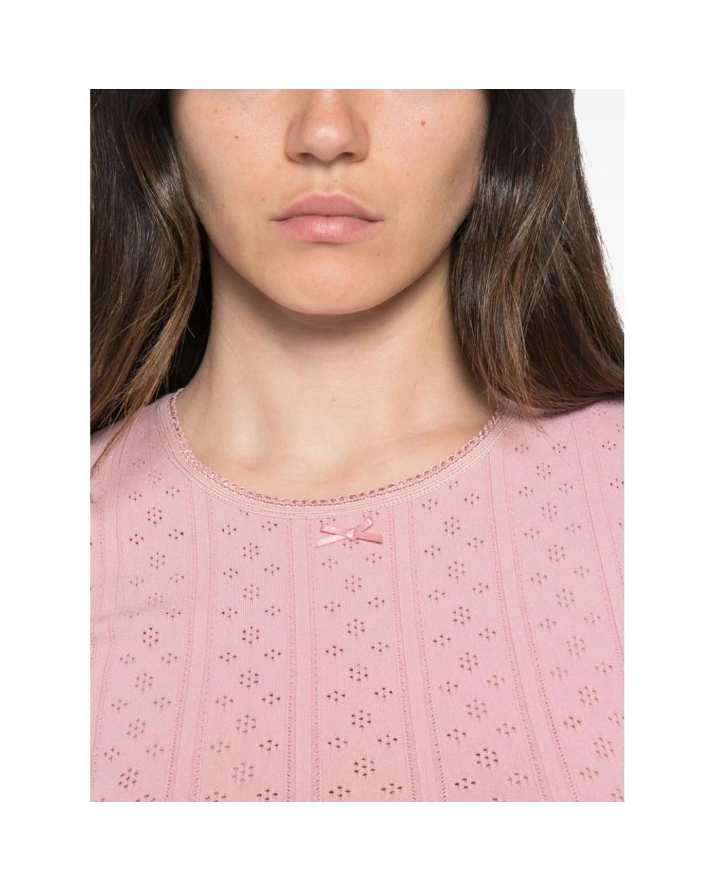 J.W. Anderson Pink Round-Neck Knitwear