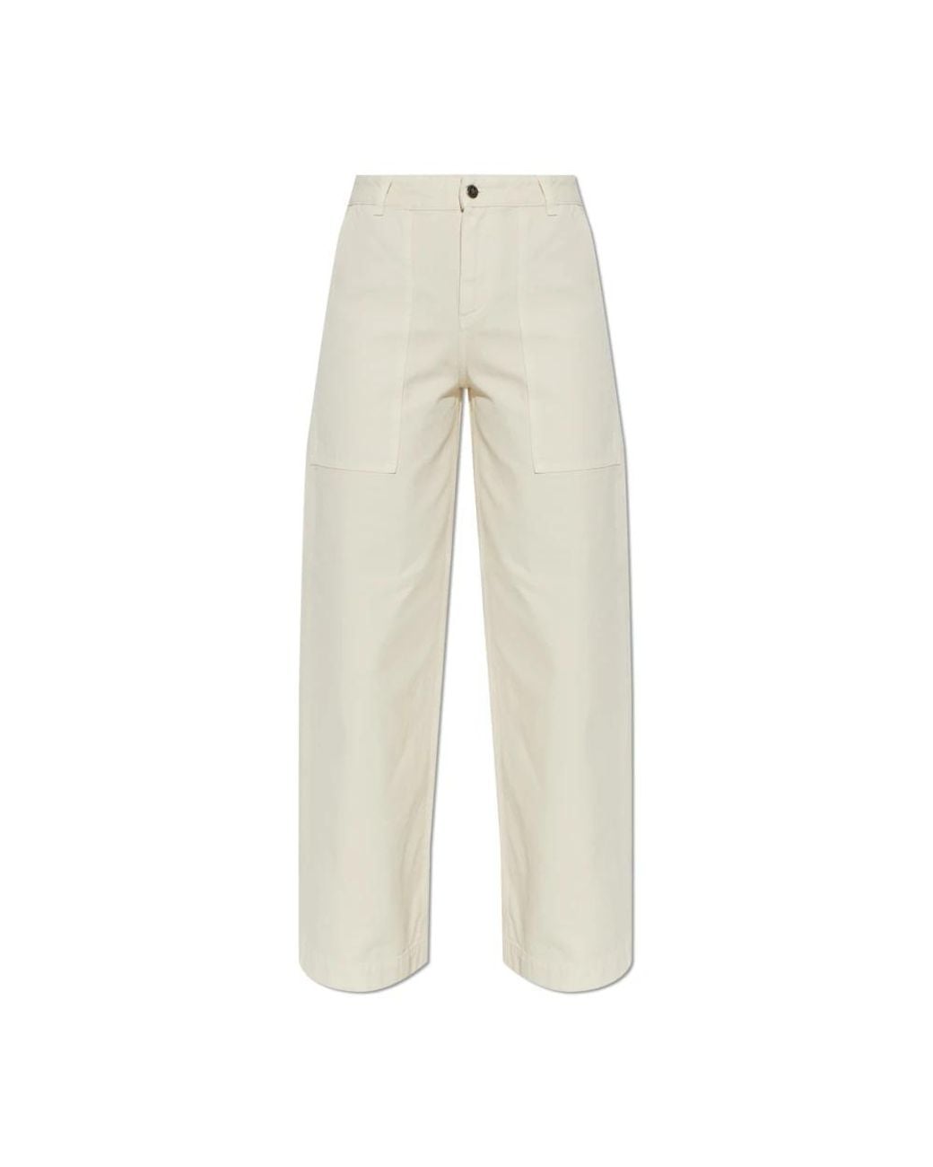 Moncler Natural Wide Trousers