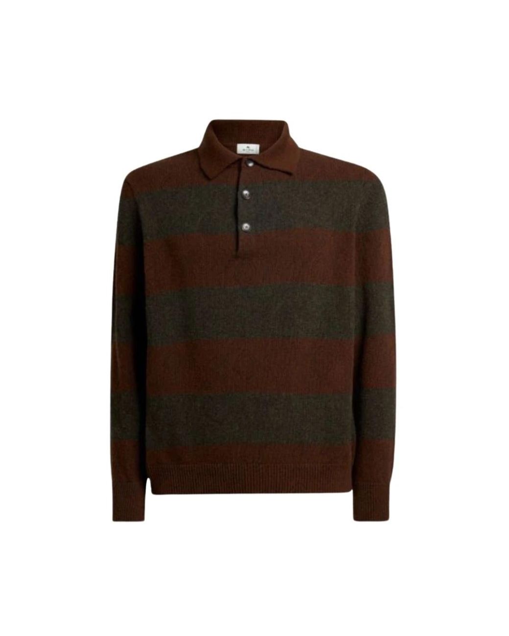 Etro Brown Polo Shirts for men