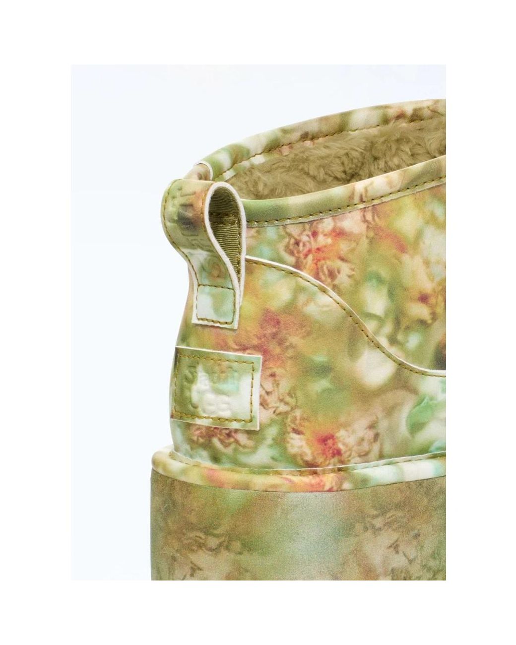 Ugg Green Plateau-stiefel mit blumenmuster