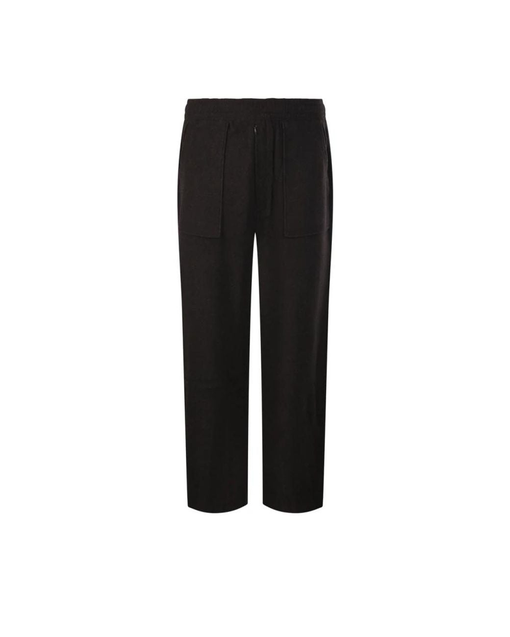 Maison Kitsuné Black Sweatpants for men