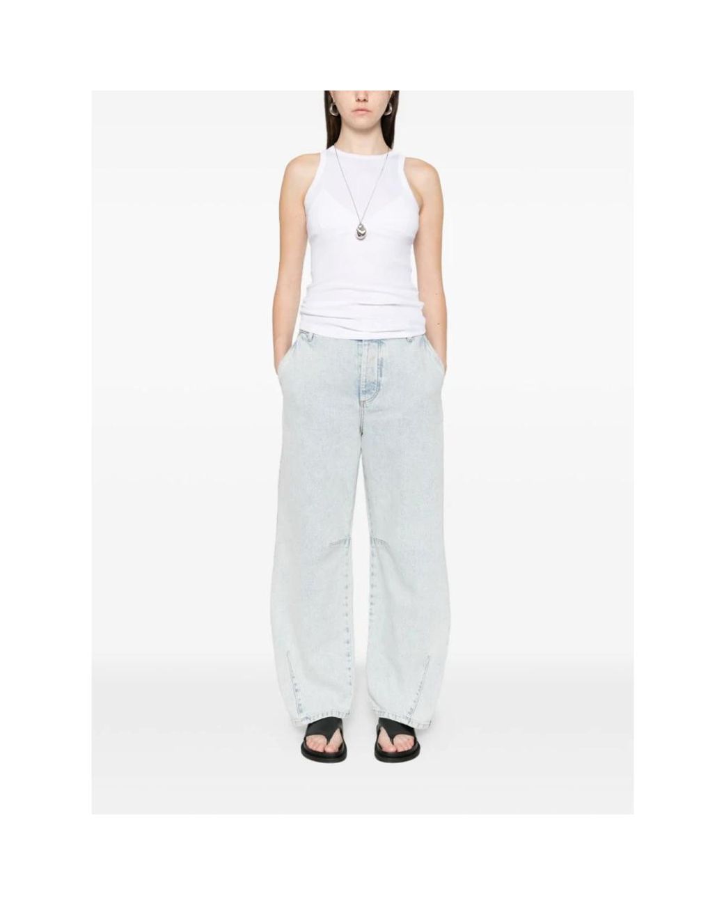 Birgitte Herskind White Sleeveless Tops