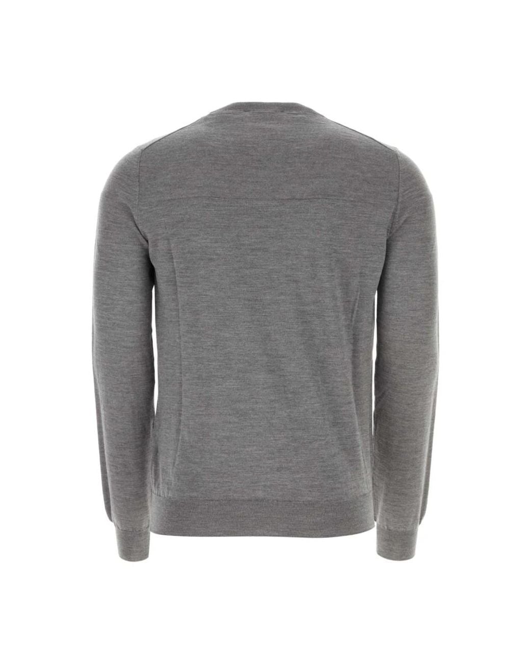 Jil Sander Gray Round-Neck Knitwear for men
