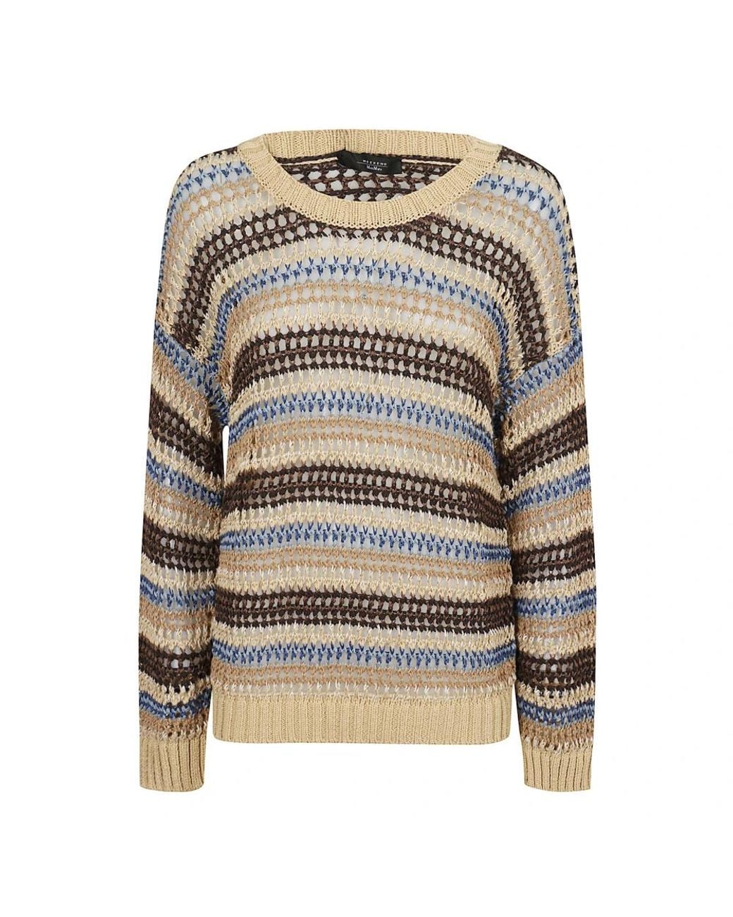 Weekend by Maxmara Brown Round-Neck Knitwear