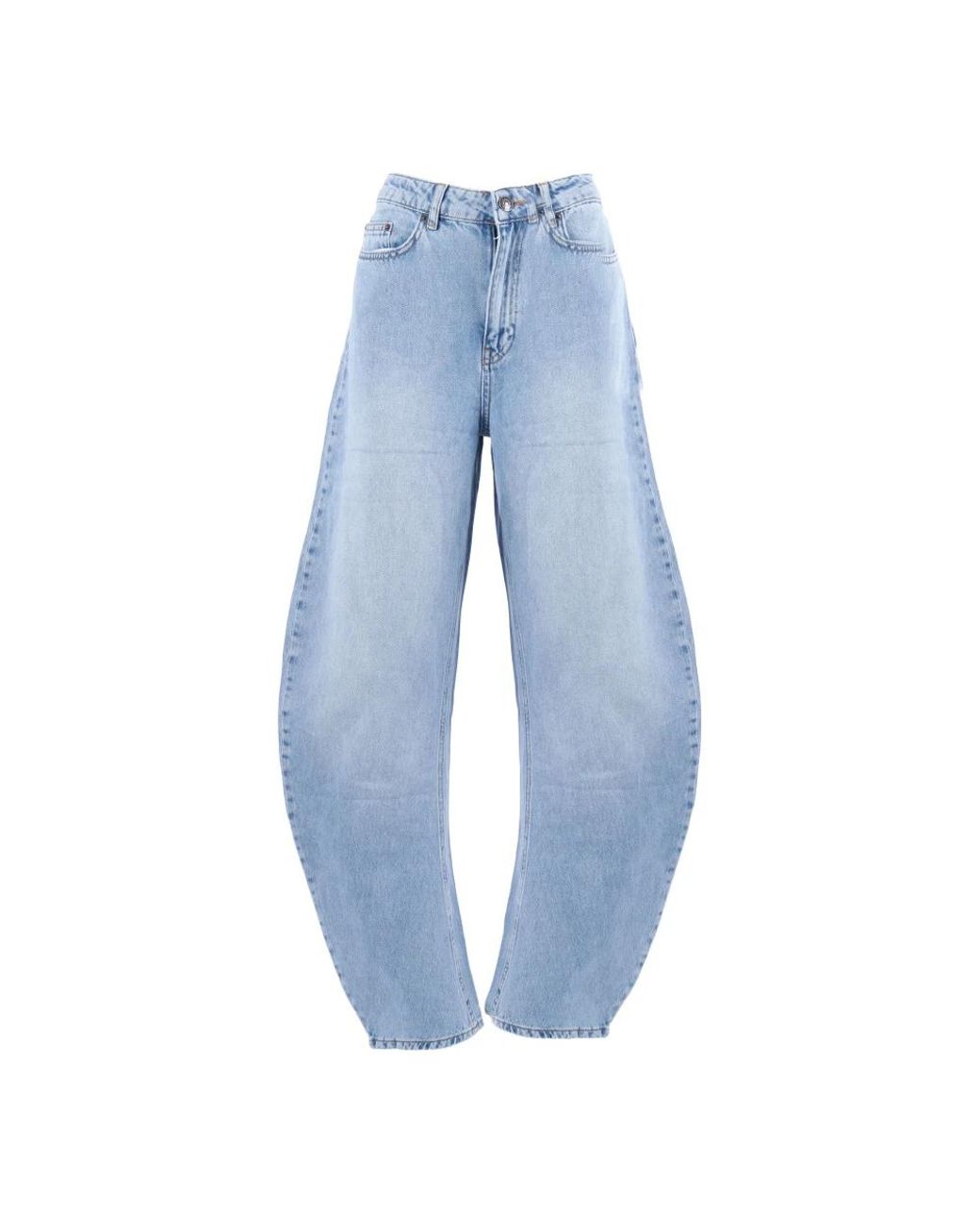 ROTATE BIRGER CHRISTENSEN Blue Loose Fit Jeans
