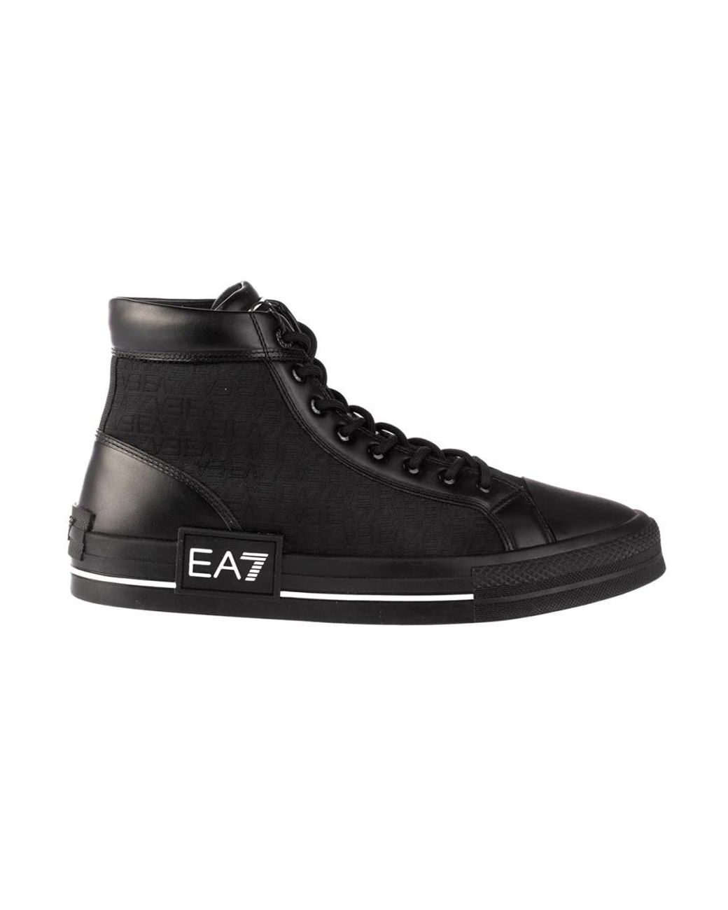 EA7 Black Sneakers for men