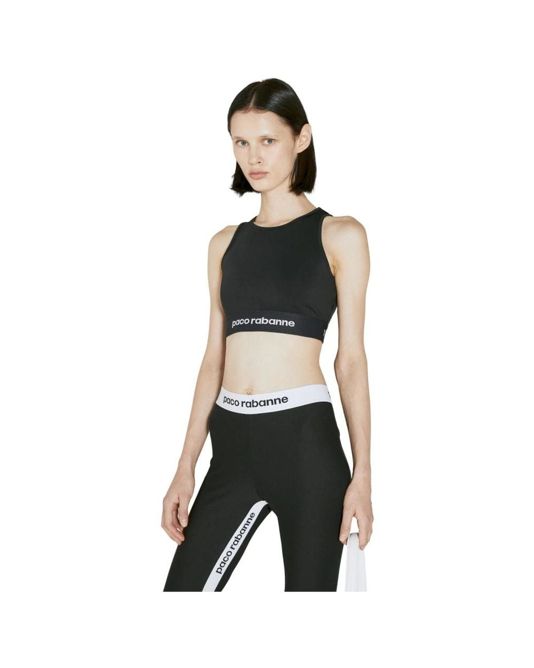 Rabanne Black Sleeveless Tops