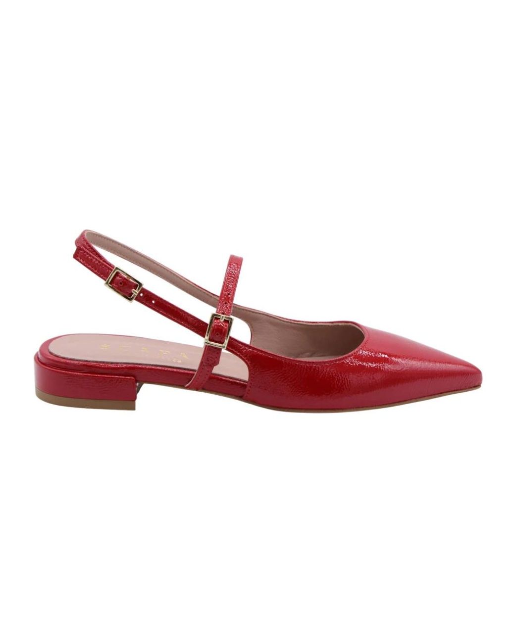Scapa Red Ballerina Shoes